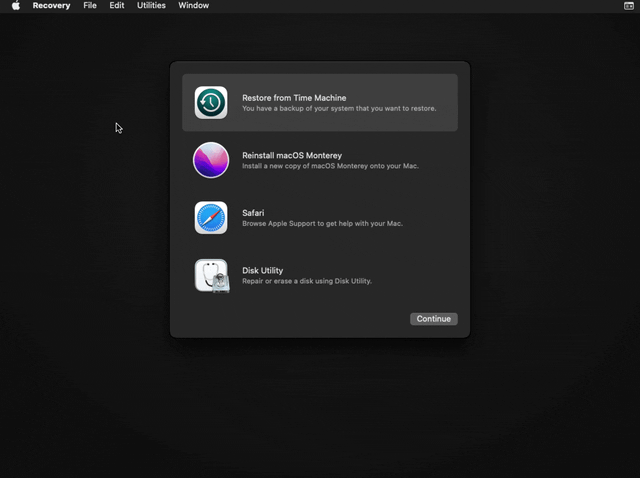 パスワードを忘れてMacからロックアウトされた – ヘルプセンター