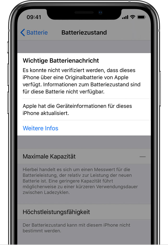 Apple iPhone 5 Akku Reparatur Batterie Austausch Wechsel Service defekt 